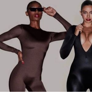 SKIMS Front Zip Catsuit NWT S